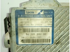 Recambio de centralita motor uce para citroën xantia berlina referencia OEM IAM 9630509280   2