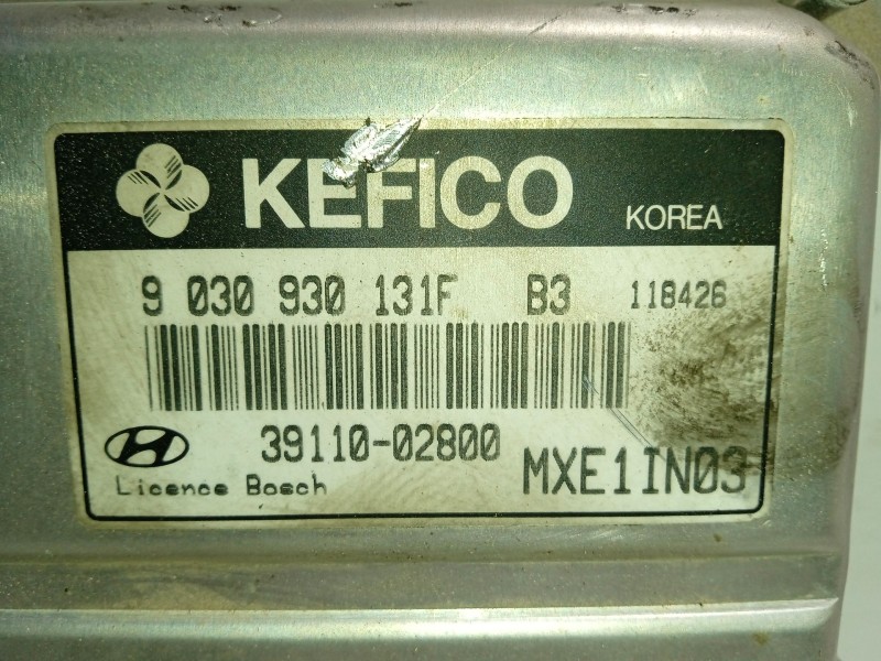 Recambio de centralita motor uce para hyundai atos (mx) 1.1 referencia OEM IAM 9030930131F 3911002800 