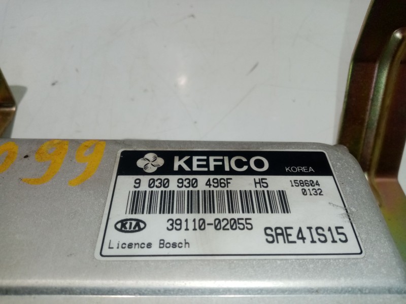 Recambio de centralita motor uce para kia picanto 1.1 cat referencia OEM IAM 3911002055 9030930496FH5 