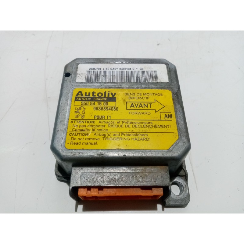 Recambio de centralita airbag para peugeot 206 berlina 1.4 referencia OEM IAM 9636894080  