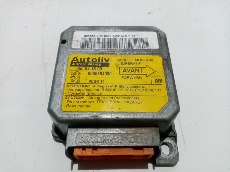 Recambio de centralita airbag para peugeot 206 berlina 1.4 referencia OEM IAM 9636894080  