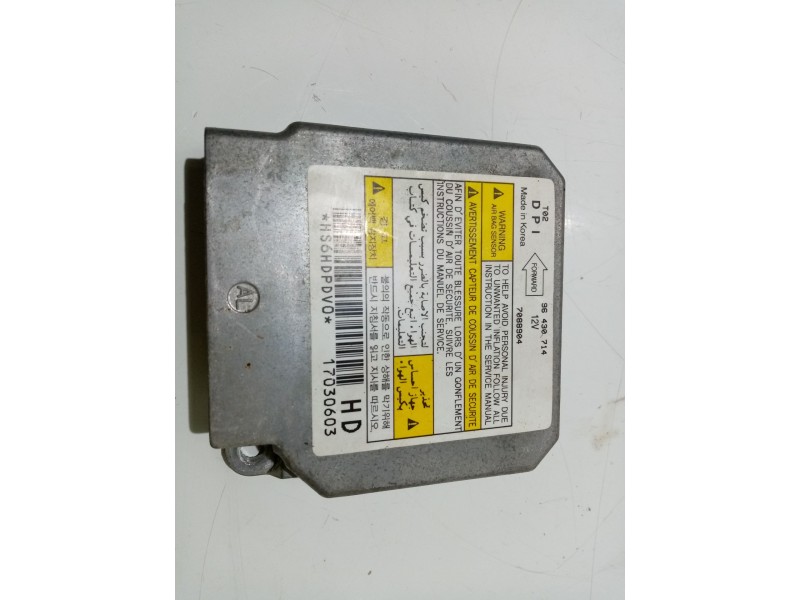 Recambio de centralita airbag para chevrolet aveo / kalos fastback (t200) 1.2 referencia OEM IAM 96430714  