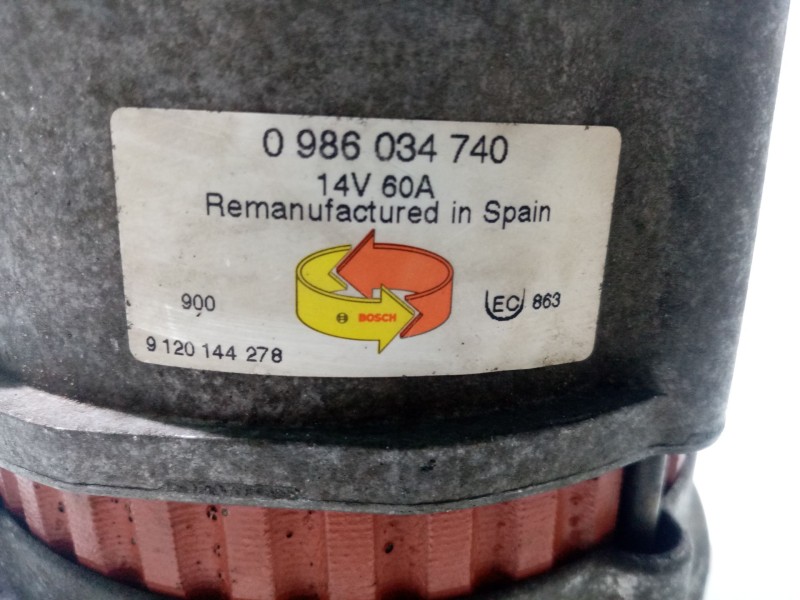 Recambio de alternador para renault rapid/express (f40) referencia OEM IAM 7700764382 7701499460  Recambio de alternador para renault rapid/express (f40) referencia OEM IAM 7700764382 7701499460