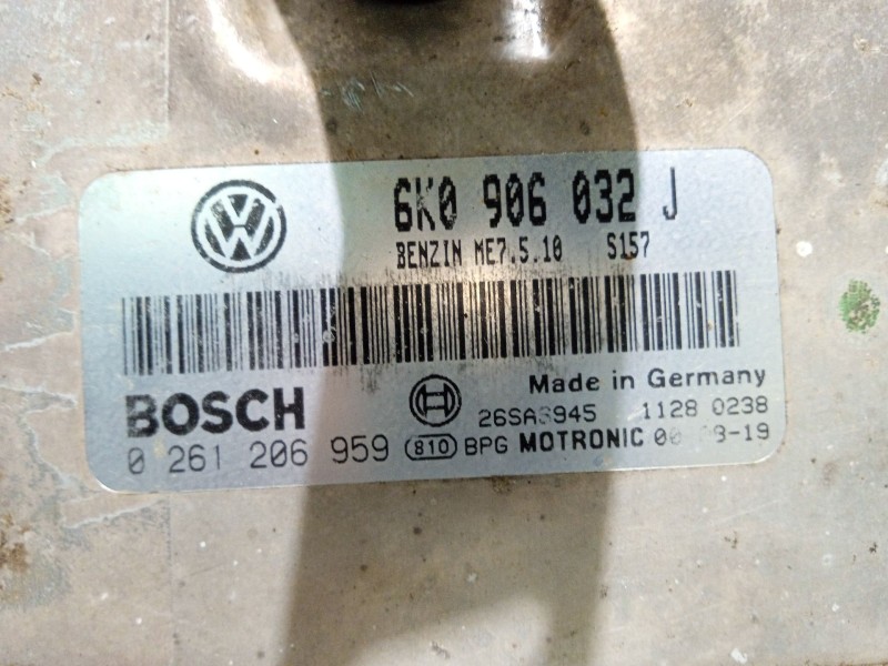 Recambio de centralita motor uce para seat ibiza (6k1) referencia OEM IAM 6K0906032J 0261206959 11280238