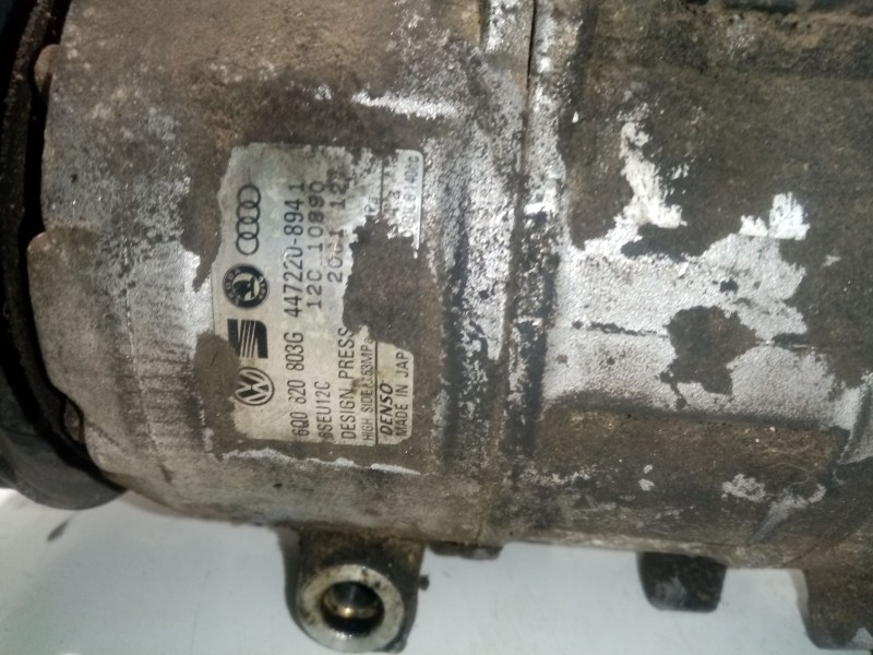Recambio de compresor aire acondicionado para volkswagen polo (9n1) 1.2 12v referencia OEM IAM 600820803G  