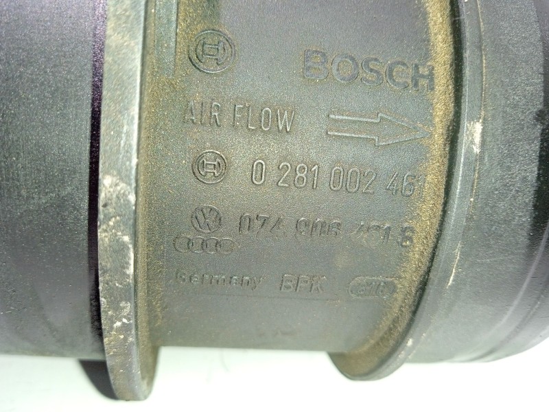 Recambio de caudalimetro para audi a3 (8p1) 2.0 tdi 16v referencia OEM IAM 074906461B 0281002461 
