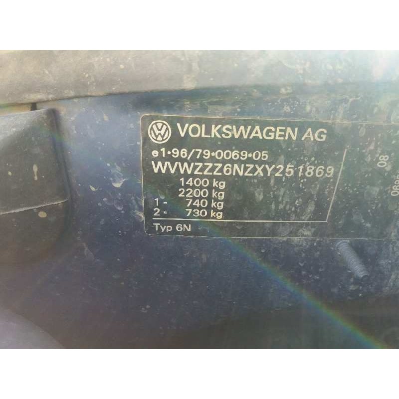 volkswagen polo berlina (6n1) 1.4   |   0.94 - ... | 1994 | 60 cv / 44 kw del año 1994