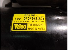 Recambio de motor de arranque para hyundai getz (tb) 1.3 referencia OEM IAM 3610022805 0986022591 CST32113GS 2