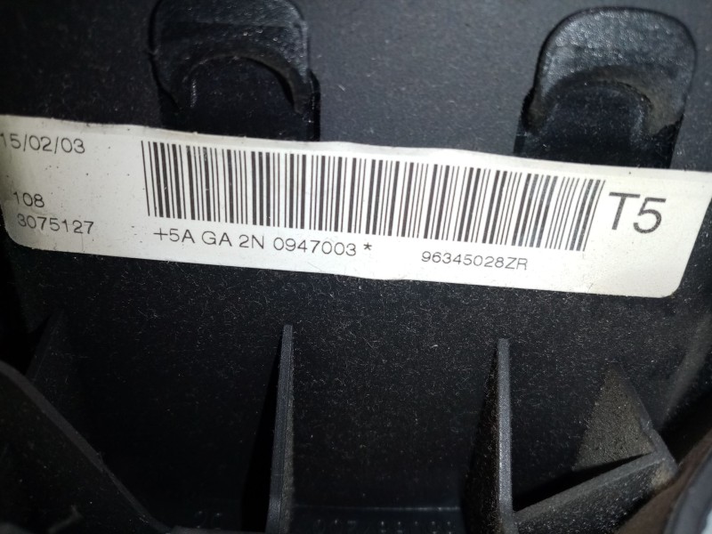 Recambio de airbag delantero izquierdo para peugeot 307 (3a/c) 1.4 hdi referencia OEM IAM 96345028ZR  