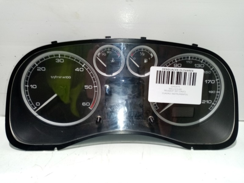 Recambio de cuadro instrumentos para peugeot 307 (3a/c) 1.4 hdi referencia OEM IAM P9636708880 P9651299680 