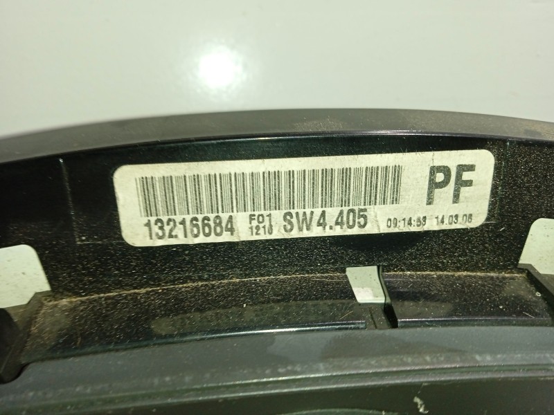 Recambio de cuadro instrumentos para opel astra h (a04) 1.7 cdti (l48) referencia OEM IAM 13216684  