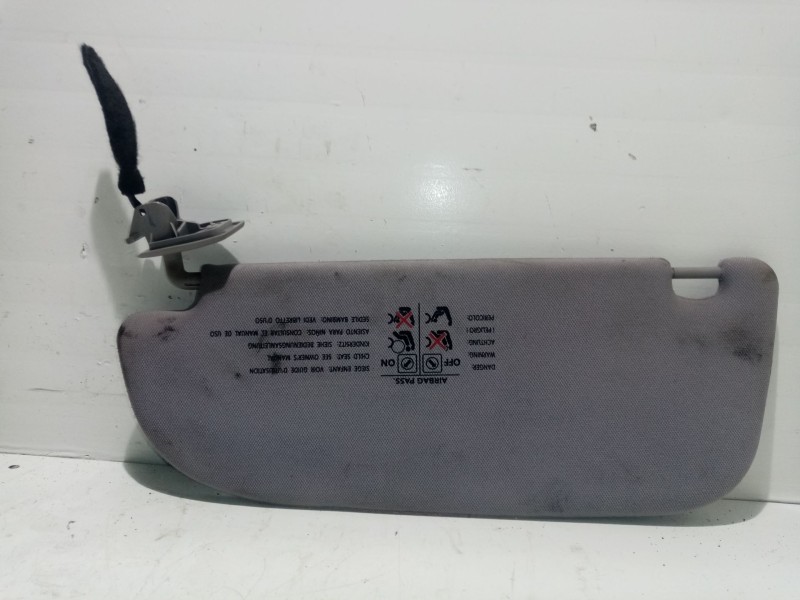 Recambio de parasol derecho para peugeot 607 (s1) 2.2 hdi fap cat referencia OEM IAM 8143EK  