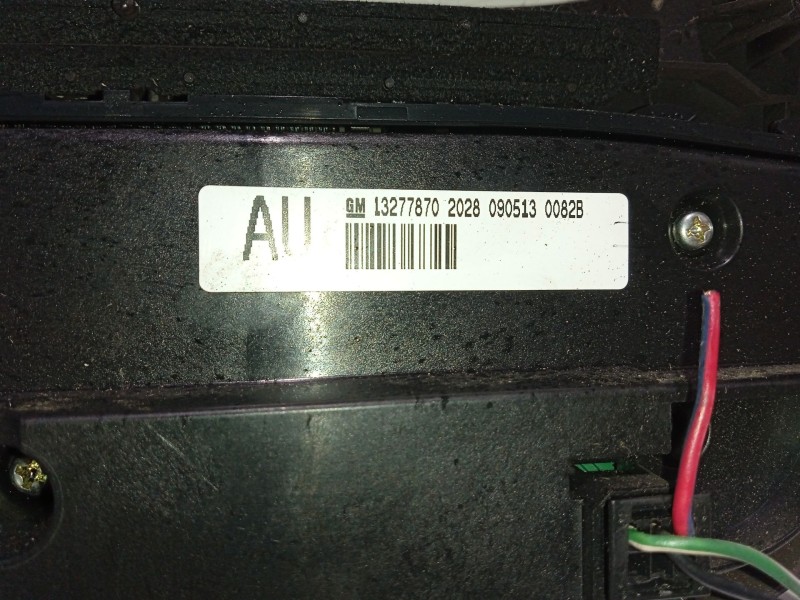 Recambio de mando climatizador para opel insignia berlina cosmo referencia OEM IAM 13277870  