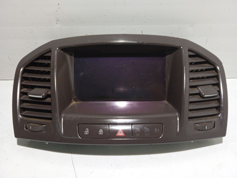 Recambio de pantalla multifuncion para opel insignia berlina cosmo referencia OEM IAM 13223793  