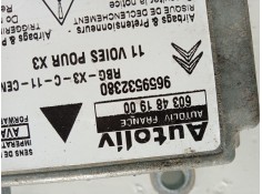 Recambio de centralita airbag para citroën c5 berlina 1.6 16v hdi fap referencia OEM IAM 9659532380 603481900  2