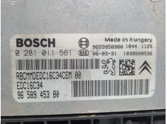 Recambio de centralita motor uce para citroën c5 berlina 1.6 16v hdi fap referencia OEM IAM 9658945380 0281011561  2