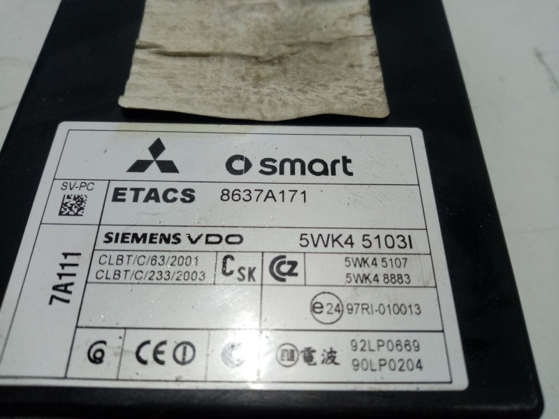 Recambio de modulo electronico para mitsubishi colt berlina 3 (cz) 1.3 cat referencia OEM IAM 8637A171  