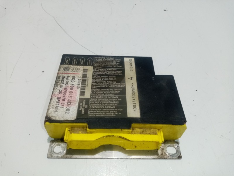 Recambio de centralita airbag para seat ibiza (6l1) 1.9 sdi referencia OEM IAM 6Q0909605AD   Recambio de centralita airbag para seat ibiza (6l1) 1.9 sdi referencia OEM IAM 6Q0909605AD