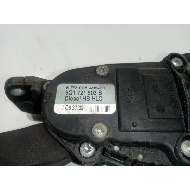 Recambio de pedal acelerador para seat ibiza (6l1) 1.9 sdi referencia OEM IAM 6Q1721503B   Recambio de pedal acelerador para seat ibiza (6l1) 1.9 sdi referencia OEM IAM 6Q1721503B