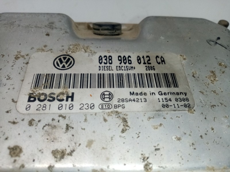 Recambio de centralita motor uce para seat leon (1m1) 1.9 tdi referencia OEM IAM 038906012CA 0281010230 