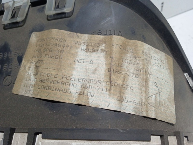 Recambio de cuadro instrumentos para peugeot 306 berlina 3/4/5 puertas (s2) referencia OEM IAM 9635408180  