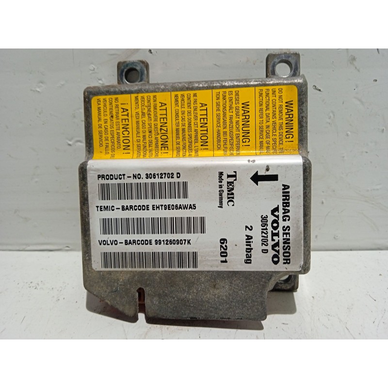 Recambio de centralita airbag para volvo v40 familiar 1.9 diesel referencia OEM IAM 30612702D  