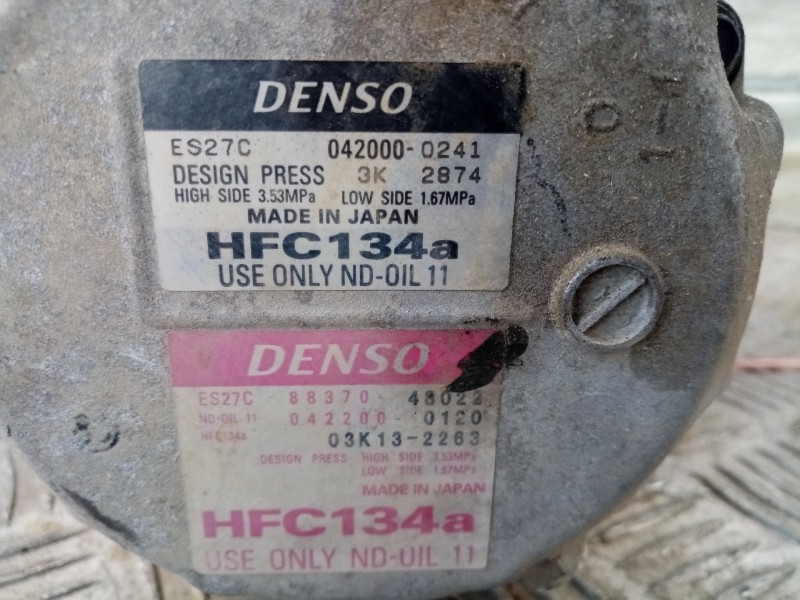 Recambio de compresor aire acondicionado para  referencia OEM IAM 0422000120 0420000241 8837048022
