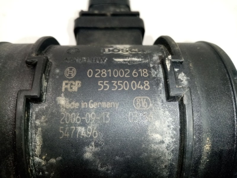 Recambio de caudalimetro para opel astra h (a04) 1.7 cdti (l48) referencia OEM IAM 0281002618 55350048 
