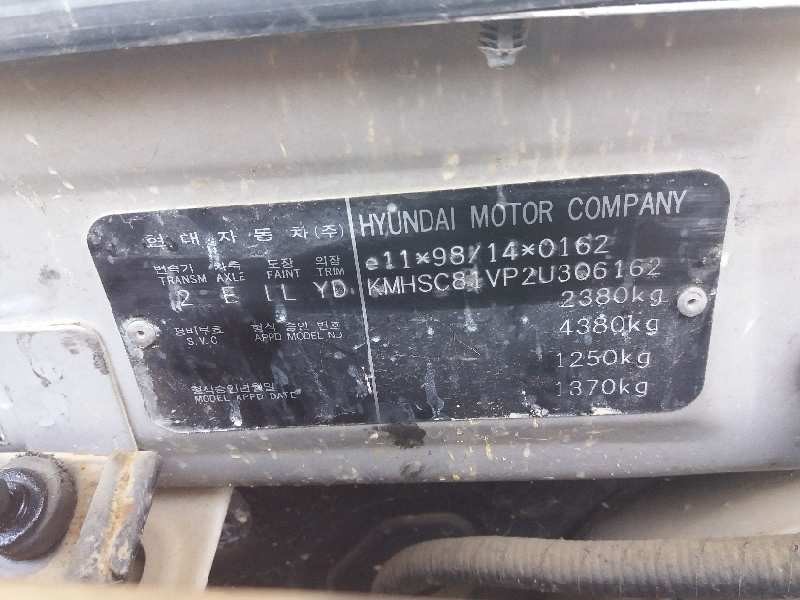 hyundai santa fe (sm)    |   0.01 - 0.06 | 2001 - 2006 del año 2001