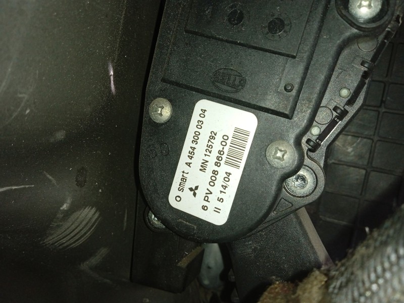 Recambio de pedal acelerador para smart forfour (454) 1.3 (454.031) referencia OEM IAM A4543000304  