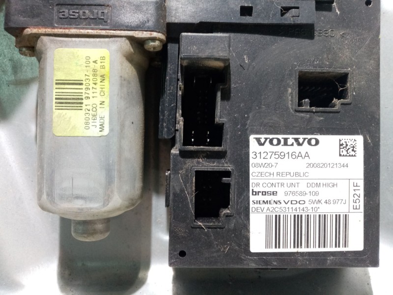 Recambio de elevalunas delantero izquierdo para volvo v50 familiar referencia OEM IAM 31253513  
