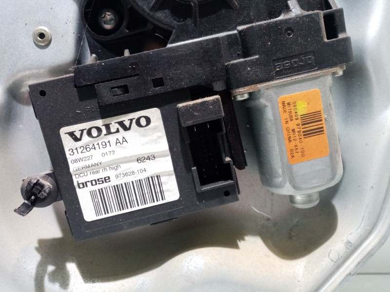 Recambio de elevalunas trasero derecho para volvo v50 familiar referencia OEM IAM 31253516  