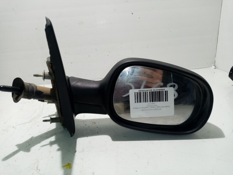 Recambio de retrovisor derecho para renault megane i fase 2 berlina (ba0) referencia OEM IAM 7700413314  