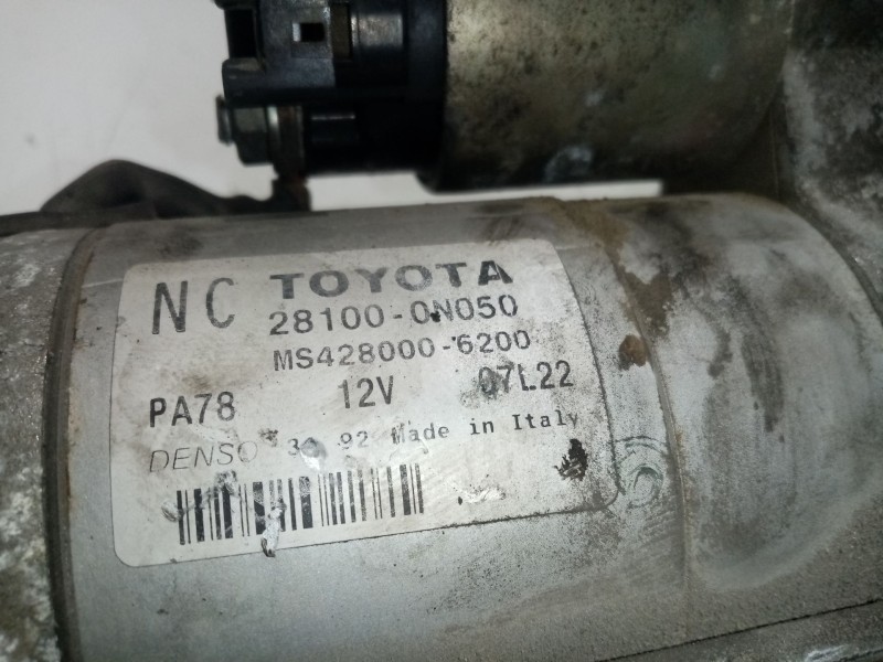 Recambio de motor de arranque para toyota auris (_e15_) 1.4 d-4d (nde150_) referencia OEM IAM 281000N050 MS4280006200 