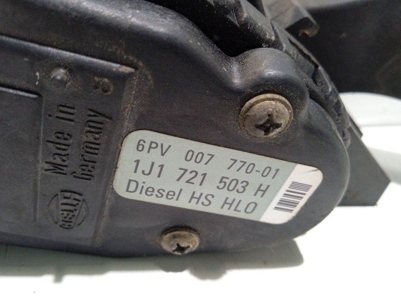 Recambio de pedal acelerador para volkswagen polo (6n2) 1.0 referencia OEM IAM 1J1721503H  