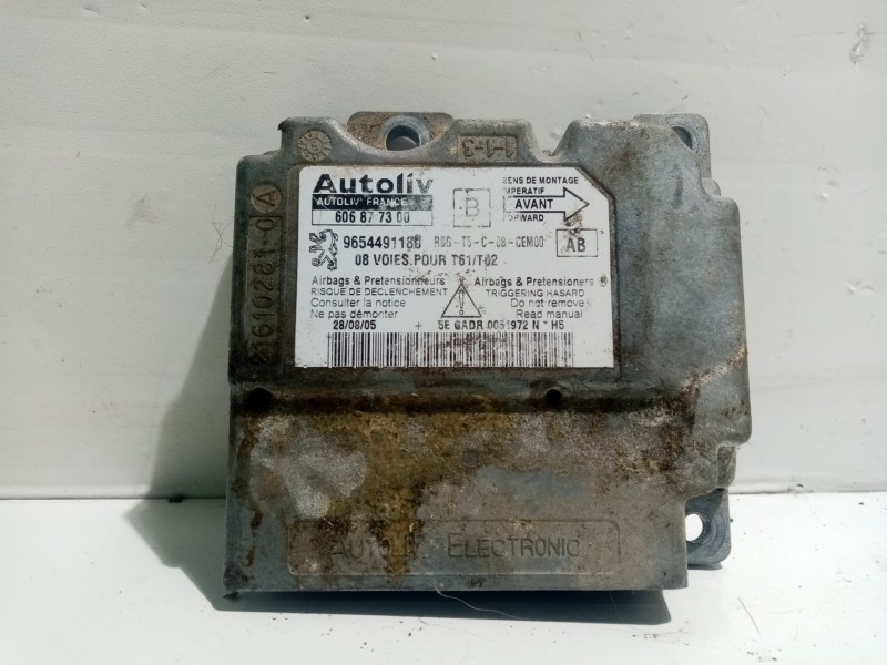 Recambio de centralita airbag para peugeot 307 berlina (s2) 1.6 hdi referencia OEM IAM 9654491180  