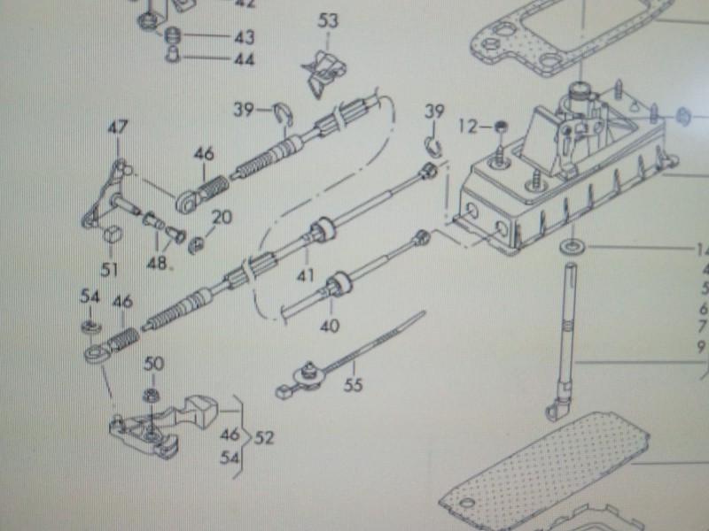 Recambio de varillaje cambio para volkswagen golf v variant (1k5) 1.9 tdi referencia OEM IAM   
