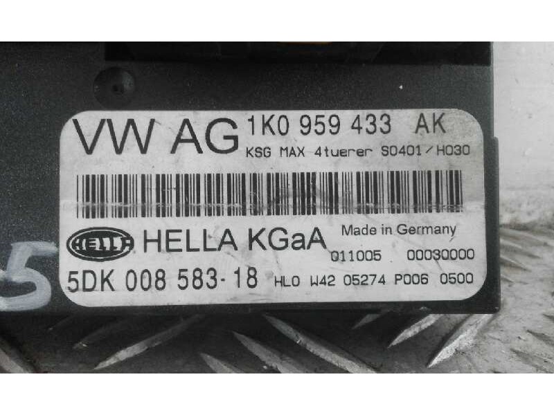Recambio de centralita cierre para seat altea (5p1) hot   |   04.05 - 12.09 | 2005 - 2009 | 105 cv / 77 kw referencia OEM IAM 1K