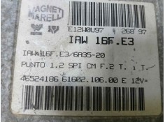 Recambio de centralita motor uce para fiat punto berlina (176) 60 cult   |   03.98 - ... | 1998 | 60 cv / 44 kw referencia OEM I 2