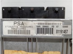 Recambio de centralita motor uce para peugeot 407 (6d_) 1.8 (6d6fzb) referencia OEM IAM 9642723980 81191457  2