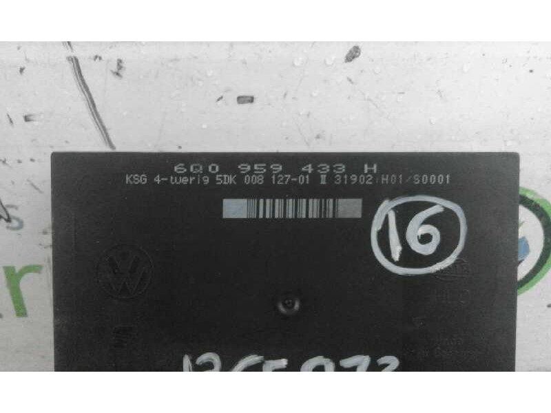 Recambio de modulo electronico para volkswagen polo (9n1) conceptline   |   11.01 - 12.03 | 2001 - 2003 | 64 cv / 47 kw referenc