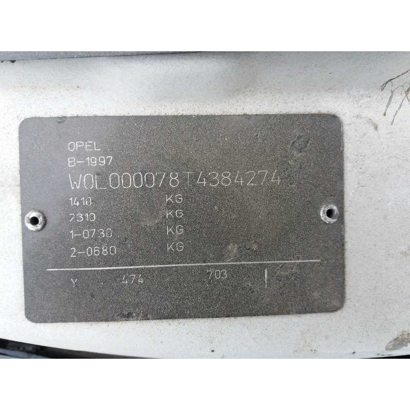 opel corsa b    |   0.93 - 0.97 | 1993 - 1997 del año 1993