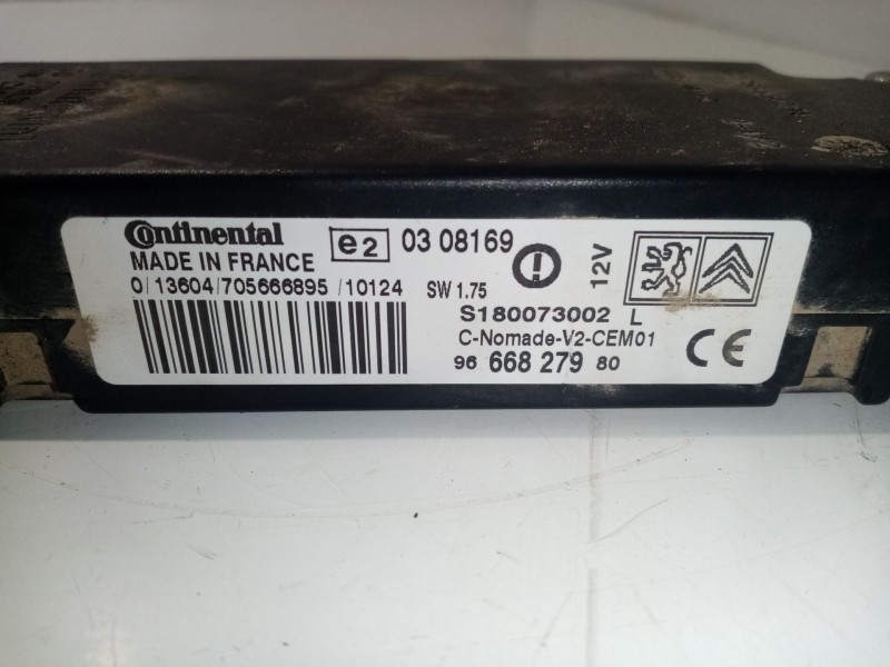 Recambio de modulo electronico para citroën c3 sx referencia OEM IAM 9666827980 S180073002 
