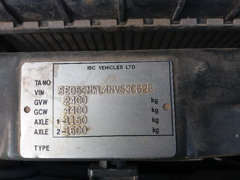 opel frontera a 2.4 cat   |   0.92 - ... | 1992 | 125 cv / 92 kw del año 1992