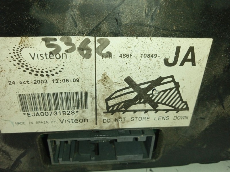 Recambio de cuadro instrumentos para ford fiesta (cbk) referencia OEM IAM 4S6F10849  