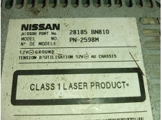 Recambio de sistema audio / radio cd para nissan almera tino (v10) 2.2 dci referencia OEM IAM 28185BN810   2