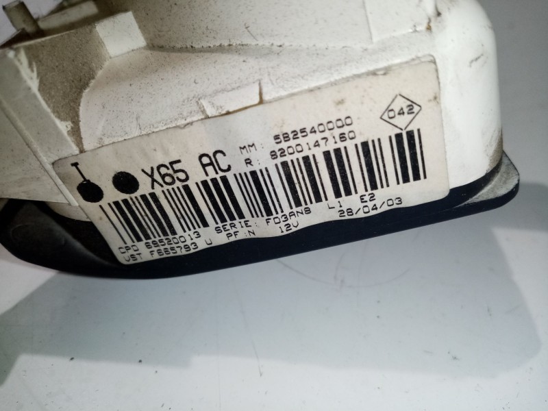 Recambio de mando climatizador para renault clio ii fase ii (b/cb0) referencia OEM IAM 8200147160  