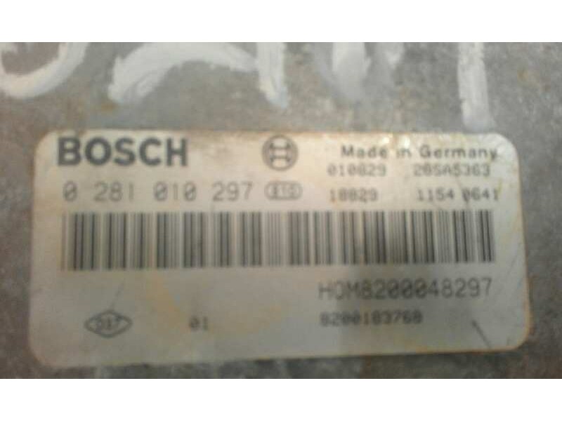 Recambio de centralita motor uce para renault laguna ii (bg0)    |   0.01 - 0.07 | 2001 - 2007 referencia OEM IAM 0281010297  