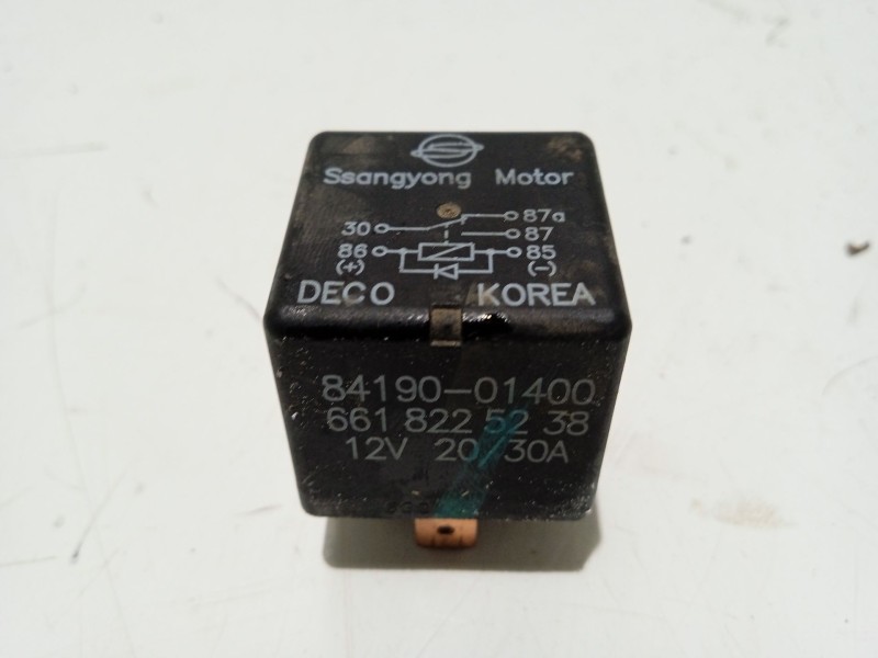 Recambio de rele para ssangyong rexton referencia OEM IAM 8419001400 84190-01400 6618225238 Recambio de rele para ssangyong rexton referencia OEM IAM 8419001400 84190-01400 6618225238