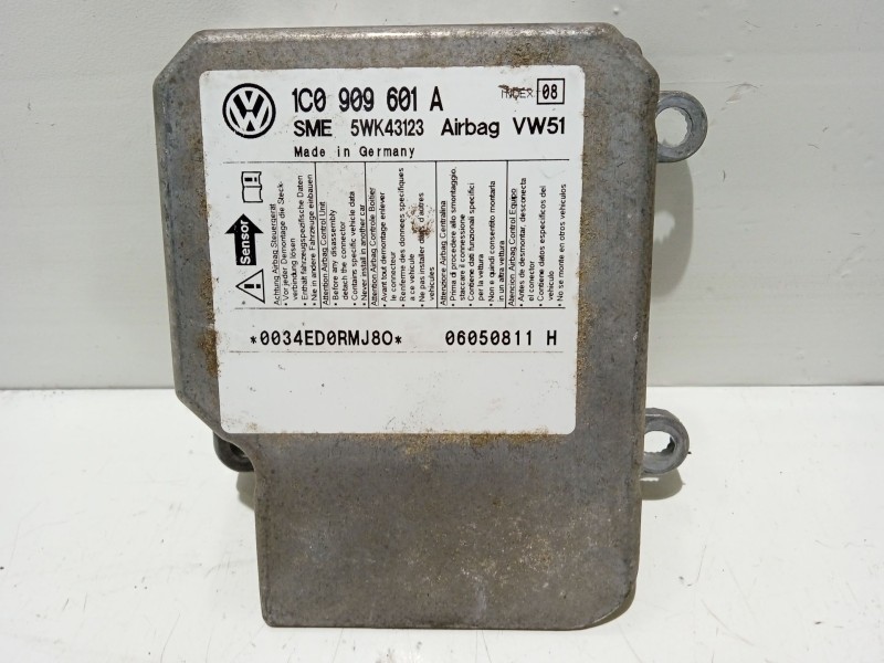 Recambio de centralita airbag para skoda fabia i (6y2) 1.9 sdi referencia OEM IAM 1C0909601A  